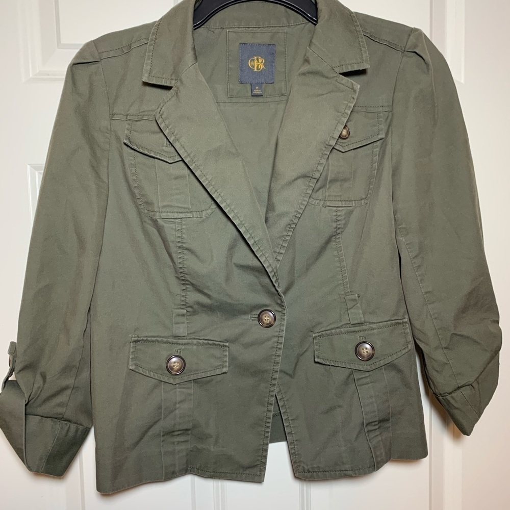 OBR green jacket with 4 front button pockets